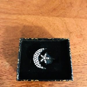 Moon and Star Ring
